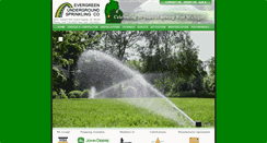 Desktop Screenshot of evergreenundergroundsprinkling.com